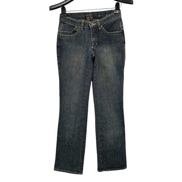 Royal Robbins Womens Bootcut Medium Wash Low Rise Size 2 Jeans - Picture 1 of 5